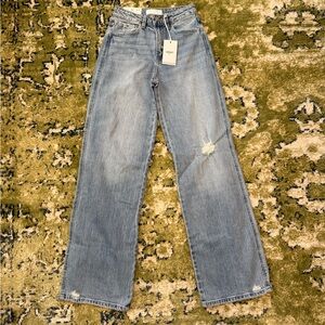 VERVET BY FLYING MONKEY Kris Light Blue Baggy Wide Jeans NWT